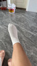 棉十三襪子女士短襪春夏薄款吸汗透氣女襪防臭純色淺口短筒襪10雙 曬單實(shí)拍圖