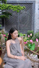 素織錦裙子女新款夏季2025新中式吊帶連衣裙國風(fēng)兩件套不規(guī)則掛脖長裙 掛脖不規(guī)則上衣+長裙【煙灰色】 M 推薦體重（80-120斤） 曬單實(shí)拍圖