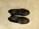 奧康（Aokang）男鞋套腳商務(wù)休閑皮鞋男士牛皮軟底一腳蹬皮鞋黑色44碼 曬單實(shí)拍圖