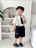 迪士尼（Disney）童裝男童套裝夏季薄款兒童衣服0-3歲男孩字母背帶短袖兩件套夏裝 藍色 80 適合9-12月(75-85cm) 曬單實拍圖