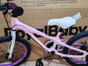 優(yōu)貝（RoyalBaby）兒童自行車5-9歲男女學(xué)生通勤鎂合金單車月亮系列 宇航員18寸粉色 曬單實(shí)拍圖