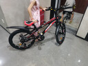 鳳凰（Phoenix）兒童自行車男女學(xué)生6-15歲變速山地車 超越二代 20寸 輻條輪 黑紅 曬單實拍圖