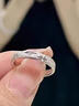 BJYLS999純銀滿(mǎn)天星戒指男士時(shí)尚素圈食指環(huán)輕奢開(kāi)口尾戒足銀飾品禮物 【999足銀】滿(mǎn)天星男款 曬單實(shí)拍圖