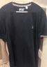 FILA 斐樂(lè)官方男子針織短袖衫2025夏新款時(shí)尚休閑簡(jiǎn)約基礎(chǔ)圓領(lǐng)T恤 傳奇藍(lán)-NV L 175/96A/L 曬單實(shí)拍圖