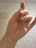 金至尊小夜曲黃金耳飾星星長(zhǎng)款黃金耳線月亮足金999耳飾計(jì)價(jià) 1.11克 曬單實(shí)拍圖
