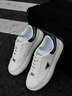 卡賓小白鞋男鞋秋季新款男士板鞋百搭低幫休閑鞋子男輕便防滑運動(dòng)鞋男 白色 41 【=運動(dòng)鞋42碼】 曬單實(shí)拍圖