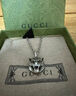古馳（GUCCI）經(jīng)典雙G項鏈系列雙G吊墜925銀項鏈男女同款情侶款節日送禮 先鑒定后到貨 曬單實(shí)拍圖