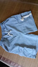凰梡工裝牛仔短褲男士夏季薄款潮牌休閑中褲男生寬松大碼五分褲子男款 淺藍色 XL 曬單實(shí)拍圖