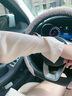 蘇木佰（SOMUBAY）2025年冰感袖套女冰袖新款寬松套袖開車防紫外線冰絲袖護袖 綢緞光澤感珍珠扣品質(zhì)款- 香檳米 曬單實拍圖