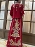 枝己新中式秀禾服新娘婚紗2025新款結婚禮服敬酒服古裝嫁衣出閣服婚服 H043 M 曬單實(shí)拍圖