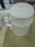 美的（Midea）【國家補(bǔ)貼】燒水壺電熱水壺大容量 家用水壺?zé)?04不銹鋼 雙層防燙智能防干燒多重防護(hù)無縫內(nèi)膽 1.5L 暖壺圓墩墩MK-SHM1569 曬單實(shí)拍圖