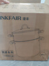凌豐（LINKFAIR） 304不銹鋼湯鍋煲湯鍋 加厚家用大湯鍋 德國工藝 22*18cm 6升 建議4到5人 22cm 曬單實(shí)拍圖