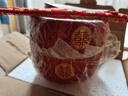 極度空間 喜碗結(jié)婚改口儀式用品套裝婚禮紅色碗筷勺子結(jié)婚用品大全2個裝 曬單實拍圖