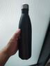 卡西菲kaxifei（KAXIFEI）可樂(lè )瓶汽水瓶保溫杯不銹鋼學(xué)生男女個(gè)性便攜運動(dòng)水杯戶(hù)外定制logo 大號 黑色 曬單實(shí)拍圖