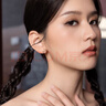 周六福（ZLF） S925銀飾玉髓耳釘女乖乖兔可愛小眾耳飾送女友生日禮物 耳釘一對(duì) 曬單實(shí)拍圖