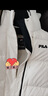 FILA 斐樂(lè )官方女士羽絨服時(shí)尚休閑簡(jiǎn)約基礎連帽外套 云菇白-WT M (165) 84A 曬單實(shí)拍圖