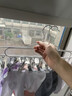 SMVP德國兒童襪子晾衣架帶多夾子曬內褲神器新生嬰兒寶寶專(zhuān)用衣架涼襪 棉花糖白-8夾【3個(gè)裝】 曬單實(shí)拍圖
