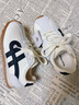 暇步士（Hush Puppies）童鞋兒童運動(dòng)鞋新款男童戶(hù)外輕便防滑軟底女童中大童跑步休閑鞋子 HP5605022米色 32 曬單實(shí)拍圖
