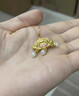 老鳳祥錦鯉平安鎖項(xiàng)鏈女純銀黃金色如意長命鎖吊墜七夕情人節(jié)禮物送女友 【經(jīng)典品牌禮盒】錦鯉平安鎖項(xiàng)鏈 曬單實(shí)拍圖
