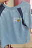 WALNUT DUCK小黃鴨2025夏季新品中小兒童短袖運(yùn)動(dòng)套裝 藍(lán)色 110  曬單實(shí)拍圖