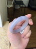 老坑緬甸翡翠處理手鐲玉鐲紫羅蘭手鐲子冰糯種紫羅蘭玉鐲子送媽媽 54mm 曬單實(shí)拍圖