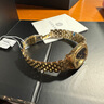 范思哲（VERSACE）女表品牌正品大氣顯貴復(fù)古鋼帶金表輕奢名牌手表女/七夕禮物 VE1B00818 【爆款小金表】 28mm 【明星同款】 曬單實(shí)拍圖