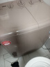 YANGZI揚(yáng)子集團(tuán)洗衣機(jī)半自動(dòng)老式家用雙桶大容量雙缸洗衣機(jī)藍(lán)光 洗脫雙筒小型波輪 9公斤強(qiáng)勁電機(jī)-小型款 曬單實(shí)拍圖