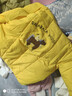 巴拉巴拉童裝兒童棉服男童女童外套冬裝棉衣繡花寶寶衣服 中黃30419 130 曬單實(shí)拍圖