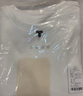 拇指白小T【可機洗拒水鵝絨T】秋冬男女羽絨保暖T恤上衣打底衫 男皓白 M 曬單實(shí)拍圖