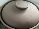 全品屋無(wú)釉砂鍋燉鍋家用燃氣干燒鍋煲仔飯煤氣灶專(zhuān)用陶瓷煲紅泥砂鍋3L 曬單實(shí)拍圖