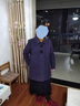 恒源祥2025新款媽媽冬裝水貂絨大衣女中老年人加厚中長款金貂絨毛呢外套 紫色 L 建議105斤以內(nèi)穿 曬單實拍圖