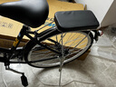 飛鴿（FLYING PIGEON）自行車成人通勤車自行車學生單車成人自行車通勤自行車城市公路車 頂配黑|單速+雙碟剎+實心胎+禮包 26寸|身高160-185cm 曬單實拍圖