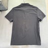 羅蒙（ROMON）POLO領(lǐng)短袖T恤衫男商務(wù)休閑動(dòng)感珠地防曬冰感無痕吸濕上衣 黑 XL 曬單實(shí)拍圖