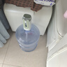 雙槍抽水器桶裝水辦公家用飲水機(jī)電動(dòng)抽水泵壓水器定量可折疊淺綠色 曬單實(shí)拍圖