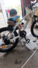 鳳凰（Phoenix）兒童自行車山地車男女學(xué)生腳踏車6-15歲童車 霸道 白藍(lán)色 20寸 曬單實拍圖