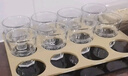 時(shí)光舊巷鋼化玻璃杯酒吧ktv啤酒杯子套裝家用商用小八角防摔喝酒高檔水杯 鋼化120ml八角杯10只裝 曬單實(shí)拍圖