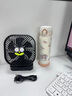 愛(ài)尚佳裝電池小風(fēng)扇5號干電池風(fēng)扇宿舍大風(fēng)力可定時(shí)USB插電式兩用桌面辦公室可磁吸小風(fēng)扇 新款普通-黑色（不帶電池） 曬單實(shí)拍圖