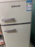 德姆勒（DEMULLER）復(fù)古冰箱小型大容量家用租房電冰箱 化妝品靜音強勁網(wǎng)紅冰箱冷藏冷凍節(jié)能 芝士白118升 118L芝士白 曬單實拍圖