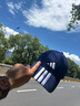 adidas易用系運動百搭硬頂遮陽棒球帽子男女阿迪達斯官方 深藍/白 OSFM 曬單實拍圖