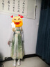 奧特曼兒童漢服男童春秋2025新款女童超仙唐裝國(guó)學(xué)服中國(guó)風(fēng)古風(fēng)演出服裝 綠色蝴蝶-女款+鞋子囎囎折扇+頭 150 身高140-150cm年齡9-10歲 曬單實(shí)拍圖