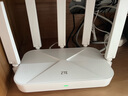 中興（ZTE）巡天 AX3000滿(mǎn)血WIFI6千兆無(wú)線家用路由器 自研雙核主芯片 5G雙頻穿墻王wifi路由 Mesh 3000M速率 曬單實(shí)拍圖