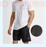 李寧（LI-NING）運動(dòng)套裝男士夏季冰絲短袖短褲跑步速干T恤籃球羽毛球健身訓練服 曬單實(shí)拍圖