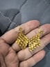 周生生七夕禮物蜂巢黃金耳釘 GIN系列足金耳飾 94521E計價 6.8克 曬單實拍圖