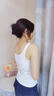 夢(mèng)特嬌莫代爾棉背心女西裝內搭打底衫修身薄款美背小吊帶無(wú)袖上衣四季款 曬單實(shí)拍圖