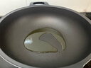 MAXIM’S  DE PARISART32不粘鍋炒鍋家用電磁爐炒菜平底不沾28cm30cm32cm鍋廚房好物 極夜黑(金屬全復底) 32cm 曬單實(shí)拍圖