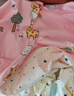 勞拉夫人（Lady Laura）富安娜出品三件套純色拼接款 兒童床品六件套幼兒園被褥 可繡LOGO 多功能六件套三件套夾棉+棉 曬單實(shí)拍圖