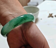 周大生【新年禮物】正品冰飄花非洲翠玉手鐲子女款平安鐲送媽媽送女友 曬單實(shí)拍圖