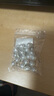 Qbily 腰鏈 鏈條細(xì)腰帶 人造大顆珍珠連衣裙腰鏈春夏配飾裙子裝飾腰帶 人造大顆珍珠腰鏈-銀色 曬單實(shí)拍圖