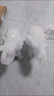 上善好白玉色大象擺件招財翹鼻象一對吸水大象客廳裝飾品工藝品可愛小象 翹鼻大象【白玉色】小號一對 曬單實拍圖