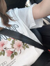 :CHOCOOLATE it純棉圓領(lǐng)休閑短袖T恤美式潮牌男女同款印花上衣潮 白色  2XL 曬單實(shí)拍圖